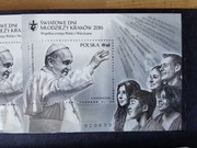 Blok 287 ND ** Światowe Dni Młodzieży CZARNODRUK