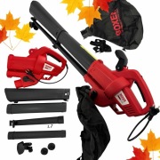 3W1 DMUCHAWA DO LISCI ELEKTRYCZNA 3500W ODKURZACZ ROZDRABNIACZ 35L