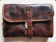 Kosmetyczka podróżna Moonster, skóra + płótno, nowa, nieużywana 