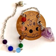 Wahadełko wahadło z Ametystu i Kamieniami