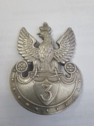 Polski orzeł legionowy z cyfra 3. Wiedeń 1916 roku