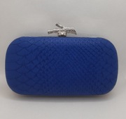 Torebka wieczorowa damska niebieska
