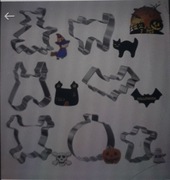 Zestaw8 foremek do ciastek na HALLOWEEN 