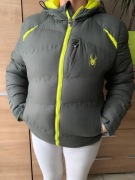 Kurtka narciarska snowboardowa męska 48 S SPYDER kaptur puch naturalny