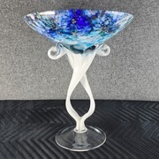 wazon kolorowy szkło z PRL