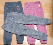 Zestaw 3 pary ciepłe spodnie dresowe 122