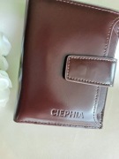 Duży Męski portfel skóra naturalna - lakierowany