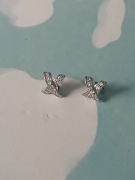 Kolczyki wkrętki srebro 925