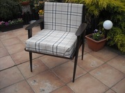 fotel w kratę z czasów PRL