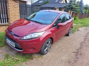 Ford Fiesta 1,4 rok 2009, 130 tyś. przebiegu wiśniowy 