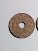 Monety 10 cemtymow Francja