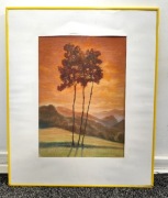 Ręcznie malowany obraz pejzaż Toskania. Wymiary:  50 x 61 cm