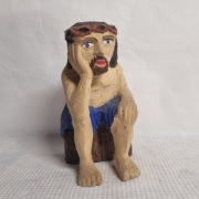 rzeźba ludowa FRASOBLIWY - Józef SŁONINA - 20 cm