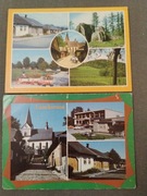 Lanckorona pocztówki PRL ruiny zamku krajobraz zabytkowy kościół zestaw