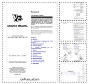JCB 15C-1 16C-1 18Z-1 19C-1 19C-1 PC Service Manual Instrukcja serwisowa