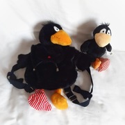 Plecak pluszowy oraz pluszak NICI – Mały Kruk Skarpetka