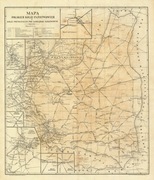 Stara MAPA Polski 1928 siec kolejowa 70x60cm