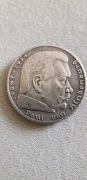 5 marek niemieckich Hindenburg1936 A