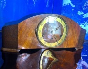 Zegar kominkowy, kwadransowy, 5 strunowy lata 40-50, XX wieku