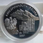 10 zł 2007  IGNACY DOMEYKO  POLAK ŚWIATA  NAUKA I EMIGRACJA  Ag 925  UNC