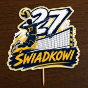Topper Siatkówka - Personalizowany (Imię + Cyfra)