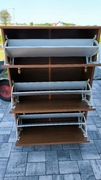 Szafka na Buty / Obuwie / Kapcie -  Brązowa 120 cm wysoka 