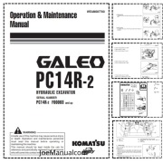 Komatsu Galeo PC14R-2 Operator and Maintenance Manual Instrukcja obsługi