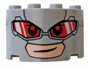 Lego 24593pb01 Cylinder Amt-man twarz nadruk 1szt