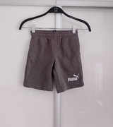 szare bawełniane spodenki dziecięce Puma  rozmiar 116