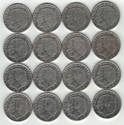 Szwecja 1 korona krona 1997, 1998, 1999, 2000 na sztuki