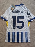 Koszulka Brighton 24/25 JAKUB MODER z autografem