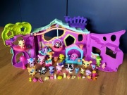 LPS Littlest Pet Shop zestaw 22 figurki + domek dodatki akcesoria