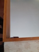 lustro w drewnianej ramie 60x60