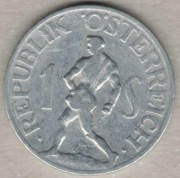 Austria 1 schilling szyling 1946 - 25 mm - nr 1