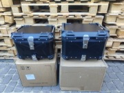 ALUMINIOWY kufer motocyklowy centralny CZARNY 45L / 55L / 65L+ PŁYTA