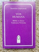 Stanisław Dąbrowski - Vox humana. Biblia w liryce Tadeusza Nowaka
