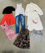 Zestaw ubrań mega paka 50 szt Zara H&M Guess Mango