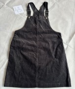 Czarna sukienka na szelkach r. 12 George 