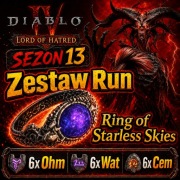 DIABLO 4 IV RING OF STARLESS SKIES MITYCZNY ZESTAW RUN WAT CEM OHM