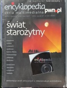 Encyklopedia multimedialna świat starożytny PWN CD plakat starożytność