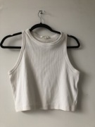 Zestaw 2 topy damskie rozmiar L – Biały i Czarny w paski – Basic