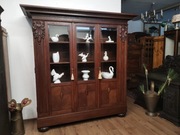 Dębowa biblioteka witryna  antyk 865 /2025 