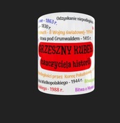 Niegrzeczny, grzeszny Kubek z błędami, prezent dla Nauczyciela Historii