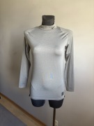Nike Pro Compression szara bluzka damska sportowa M