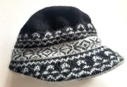 Czapka Damska z Daszkiem  Angora rozm. ok.55 cm