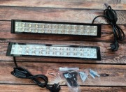 2 Pak Lampa LED z czarnym światłem UV 48W