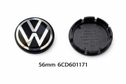 Zestaw dekielków VW Volkswagen 56MM Nowy Wzór 6CD601171 Dekielki Dekielek