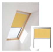 Roleta zaciemniająca 78x160 okna Fakro Velux Optilight ŻÓŁTA M10 MK10 310