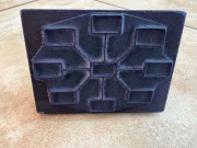 Stempel - drzewko matematyczne - drewniany - jedyny