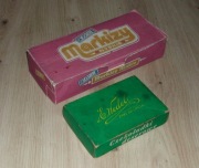 Opakowania po słodyczach. E.Wedel. 22 Lipca oraz "Nysa". PRL.